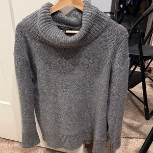 Banana Republic Charcoal Cowl Neck Sweater